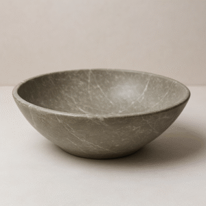 Large Marble Fruit Bowl