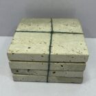 Treavertine Coaster 4 Piece Set
