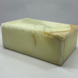 White Onyx Marble Jewelry Box