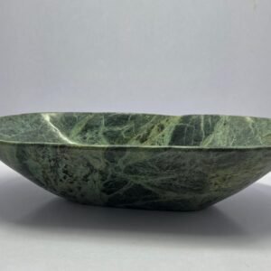 Forest Green Marble Fruit Bowl