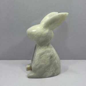 White Marble Rabbit Figurine – Fancy Design