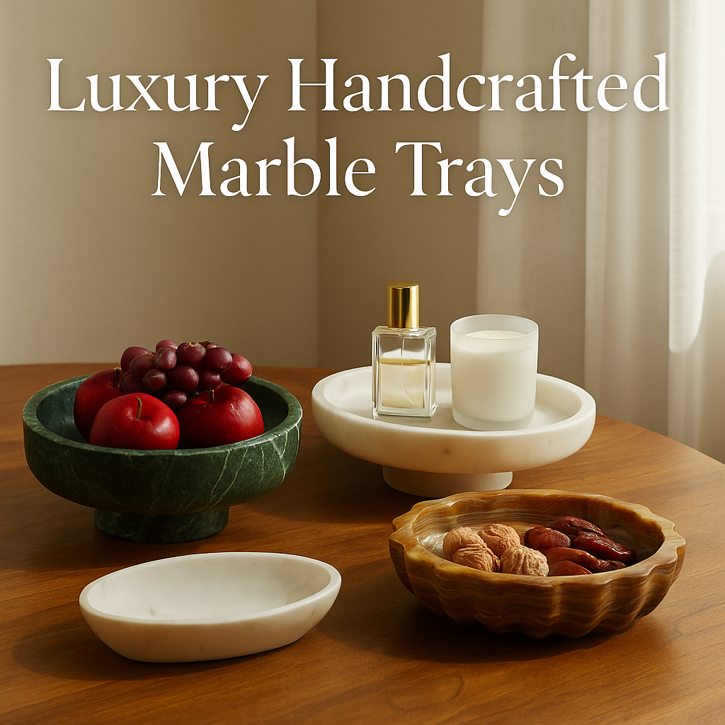 Handcrafted Marble Trays