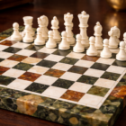 Multi Marble and White Marble Chess Board