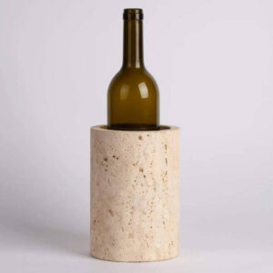 Travertine Stone Bottle Jar