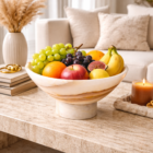 White Onyx Decorative Bowl