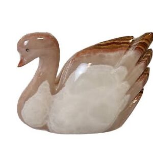 White Onyx Marble Duck