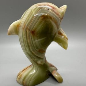 Green Onyx Marble Dolphin Fish