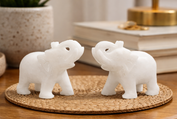 white marble elephant